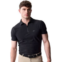 Produktbild von Horseware Mattia Alessandro Albanese Reit-Poloshirt für Herren in Schwarz XL aus Mesh-Material