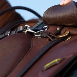 Horseware Micklem Brustblatt mit Martingale für Warmblut in Braun – Bild 1 von 7