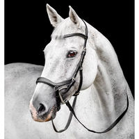 Produktbild von Horseware Micklem Competition Bridle Pony Zaumzeug aus Leder Schwarz FEI-konform