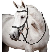 Produktbild von Horseware Micklem II Competition Zaumzeug mit Gummizügeln für Ponys in Schwarz