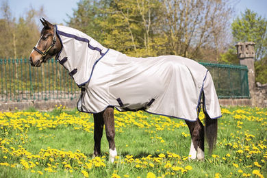 Produktbild von Horseware Mio Fly Rug Pony Fliegendecke aus Polyester Grau