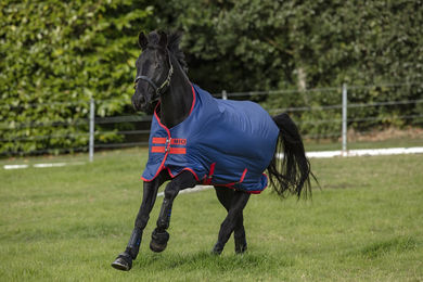 Horseware Mio Turnout Lite 0g Pferdedecke aus Polyester in Blau – Bild 1 von 1