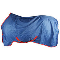 Produktbild von Horseware Mio Turnout Pferdedecke Medium Blau Rot - 200 g