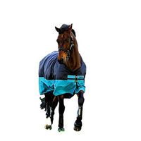Produktbild von Horseware Mio Turnout Pferdedecke Schwarz Türkis Größe 80
