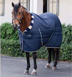Horseware Newmarket Cosy Stalldecke für Pferde aus Polyester in Blau 140 - 100 g – Bild 1 von 2