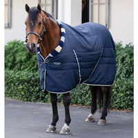 Produktbild von Horseware Newmarket Cosy Stalldecke für Pferde aus Polyester in Blau 140 - 100 g