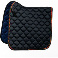 Produktbild von Horseware Newmarket Dressur Schabracke aus Polycotton für Warmblut in Schwarz/Gold