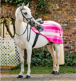 Horseware Newmarket Fleece Nierendecke für Pferde Rosa Größe S – Bild 1 von 9