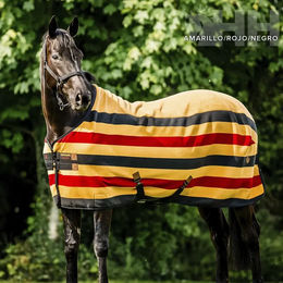 Produktbild von Horseware Newmarket Fleecedecke für Pferde in Gelb und Bunt