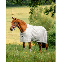 Produktbild von Horseware Newmarket Fliegendecke für Pferde aus Polyester in Grau