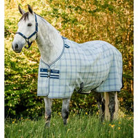 Produktbild von Horseware Newmarket Fliegenjacke für Ponys aus Polyester in Blau und Silber