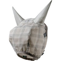 Produktbild von Horseware Newmarket Fliegenmaske für Pferde in Grau aus Polyester - 1 Stk.