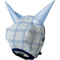 Produktbild von Horseware Newmarket Fliegenmaske für Ponys in Navy Blau aus Polyester - 1 Stk.