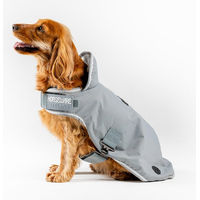 Produktbild von Horseware Newmarket Hundemantel wasserdicht Fleece Winter Blau Grau Größe L