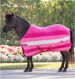 Horseware Newmarket Petite Fleece Cooler Decke für Shettys in Rosa – Bild 1 von 2
