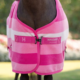 Horseware Newmarket Petite Fleece Cooler für Pferde Rosa Größe S – Bild 1 von 6