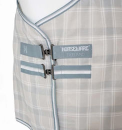 Horseware Newmarket Plus Fliegendecke für Pferde aus Polyester in Schwarz Grau 140 cm – Bild 1 von 5