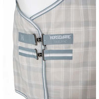 Produktbild von Horseware Newmarket Plus Fliegendecke für Pferde aus Polyester in Schwarz Grau 140 cm