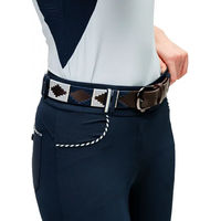 Produktbild von Horseware Newmarket Polo Ledergürtel für Damen in Blau Bunt Größe XL