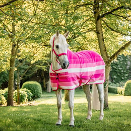 Produktbild von Horseware Newmarket Pony Fleece Cooler Decke Rosa