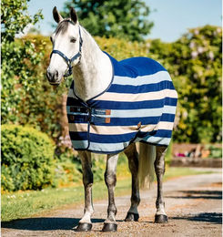 Horseware Newmarket Pony Fleece Trocknungshemd in Blau oder Bunt – Bild 1 von 2