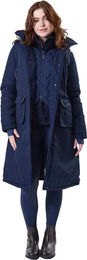 Horseware Newmarket Regenmantel Damen Blau aus Kunstleder waterproof – Bild 1 von 1