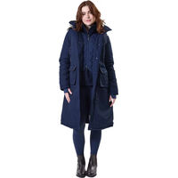 Produktbild von Horseware Newmarket Regenmantel Damen Blau aus Kunstleder waterproof
