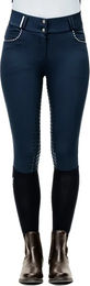 Horseware Newmarket Reithose Damen mit Full Grip und mittelhohem Bund in Blau – Bild 1 von 1