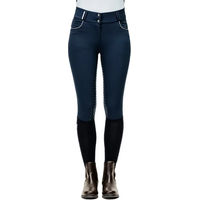 Produktbild von Horseware Newmarket Reithose Damen mit Full Grip und mittelhohem Bund in Blau