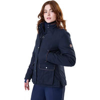Produktbild von Horseware Newmarket Reitjacke Damen Blau Waterproof aus Kunstleder Größe S