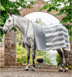 Horseware Newmarket Trocknende Fleecedecke für Ponys in Grau – Bild 1 von 11