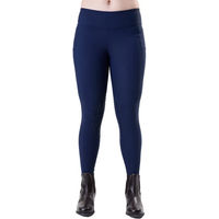 Produktbild von Horseware Optifit Reitleggings Mid Grip für Damen in Blau Größe XL