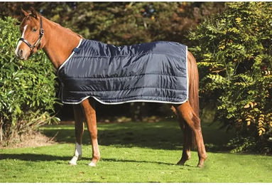 Horseware Pony Unterdecke Liner 100g Navy mit Silber – Bild 1 von 3