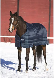 Horseware Pony Unterdecke Liner aus Polyester Navy mit Silber 115 - 200 g – Bild 1 von 6