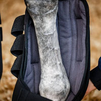 Produktbild von Horseware Pro Bamboo Stable Gamaschen für Pferde aus Neopren Schwarz Größe L