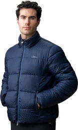 Horseware Quilo Alessandro Albanese Reitjacke mit Kapuze für Herren Blau XL wasserabweisend Winterjacke – Bild 1 von 1