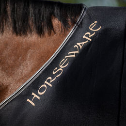 Horseware Rambo Airmax Cooler Pferdedecke aus Polyester in Schwarz Grau Silber – Bild 1 von 4