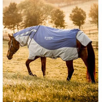 Produktbild von Horseware Rambo Autumn Series Outdoor-Weidedecke für Pferde Marineblau/Grau Größe 75