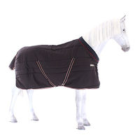 Produktbild von Horseware Rambo Cosy Stable Pferdedecke Schwarz - 400 g