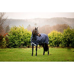 Horseware Rambo Duo Force Outdoor-Pferdedecke Blau – Bild 1 von 2