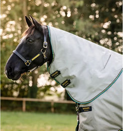 Produktbild von Horseware Rambo Duo Halsteil für Pferde aus Nylon in Grau Größe L - 100 g