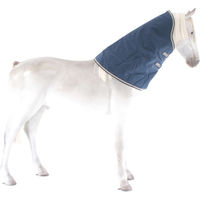 Produktbild von Horseware Rambo Duo Hood Light Pferdedecke Denim Blue/Tan Größe S