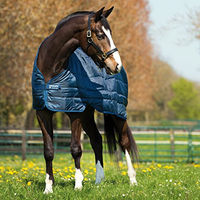 Produktbild von Horseware Rambo Duo Liner Unterdecke für Pferde Blau 160 cm - 300 g