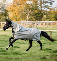 Produktbild von Horseware Rambo DUO Weidedecke Bundle mit Liner Set in Grau