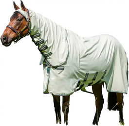 Produktbild von Horseware Rambo Fliegendecke für Pferde mit Halsabdeckung aus Polyester 165/221 cm