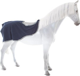 Horseware Rambo Grand Prix Competition Turnierdecke für Pferde in Blau und Beige Größe L – Bild 1 von 2