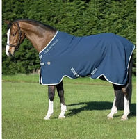 Produktbild von Horseware Rambo Helix Sheet Stallhemd für Pferde Blau 115 cm