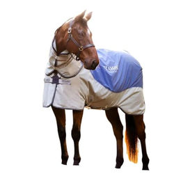 Produktbild von Horseware Rambo Herbst-Serie Weidedecke für Pferde Marineblau/Grau Größe 84