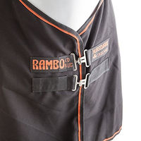 Produktbild von Horseware Rambo Ionic Stalldecke für Pferde Schwarz 54/4ft 6
