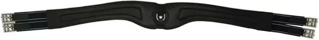 Horseware Rambo Micklem Comfort Sattelgurt für Pferde aus Leder in Schwarz 130 cm – Bild 1 von 2